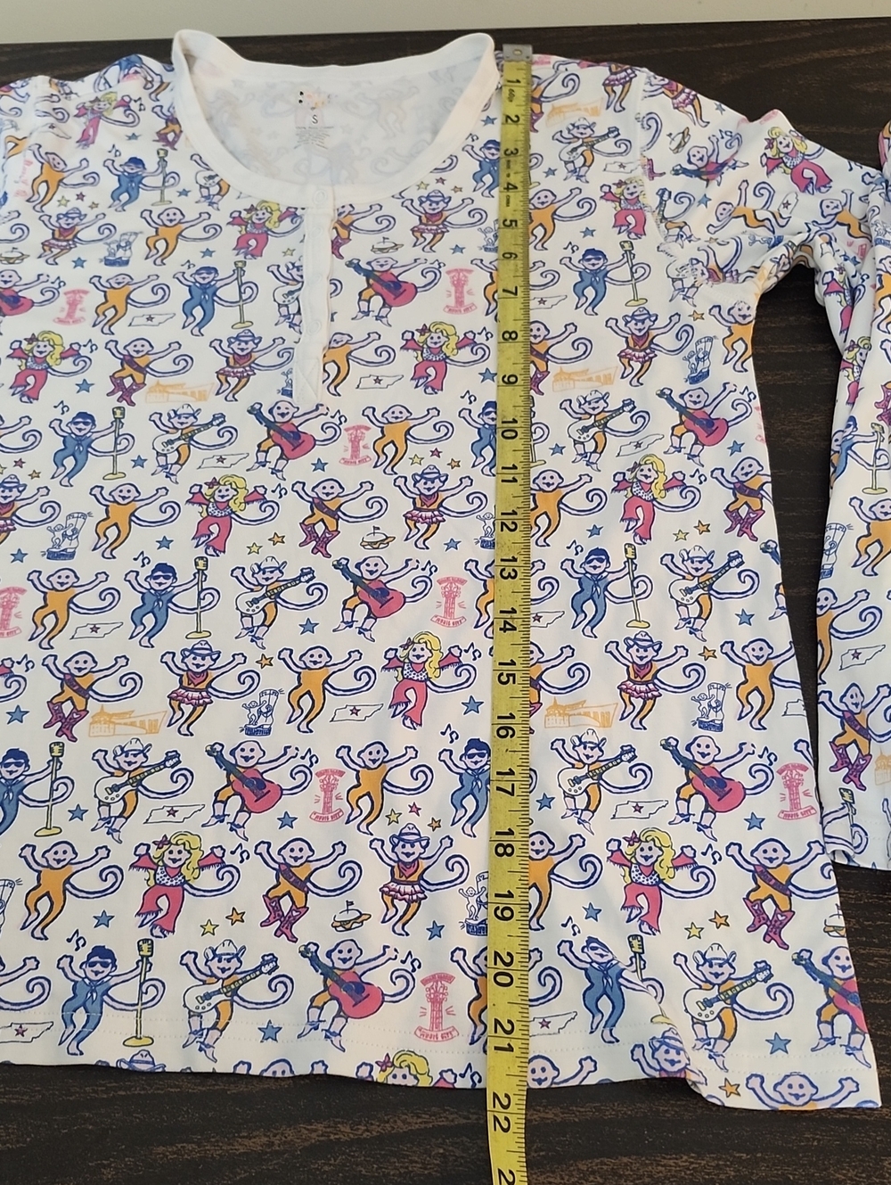 Women’s Roller Rabbit Monkey Pajama Set Pima Cotton Monkeys Small - Picture 6 of 8